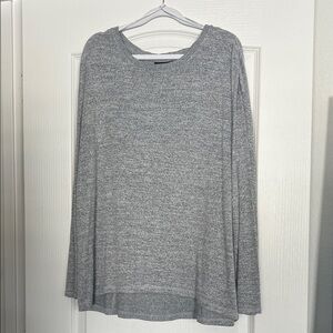 Tahari Gray Long Sleeve Sweater